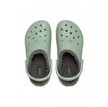 CROCS CLASSIC LINED CLOG UNISEX ΠΕΔΙΛΟ GREEN