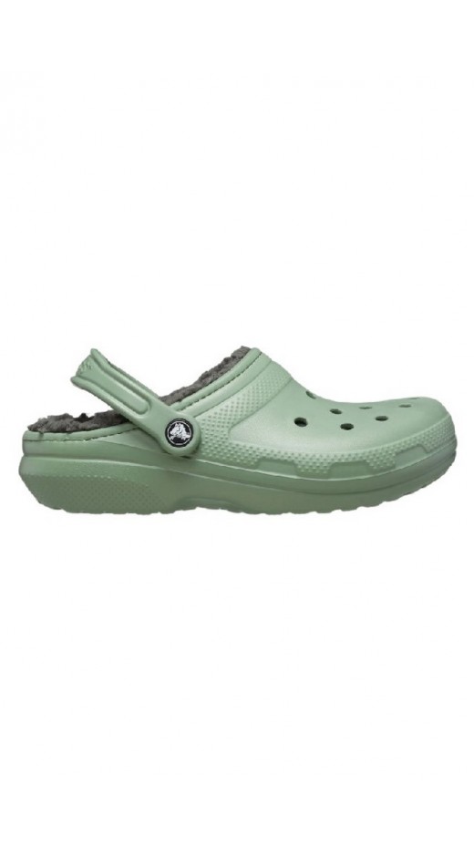 CROCS CLASSIC LINED CLOG UNISEX ΠΕΔΙΛΟ GREEN