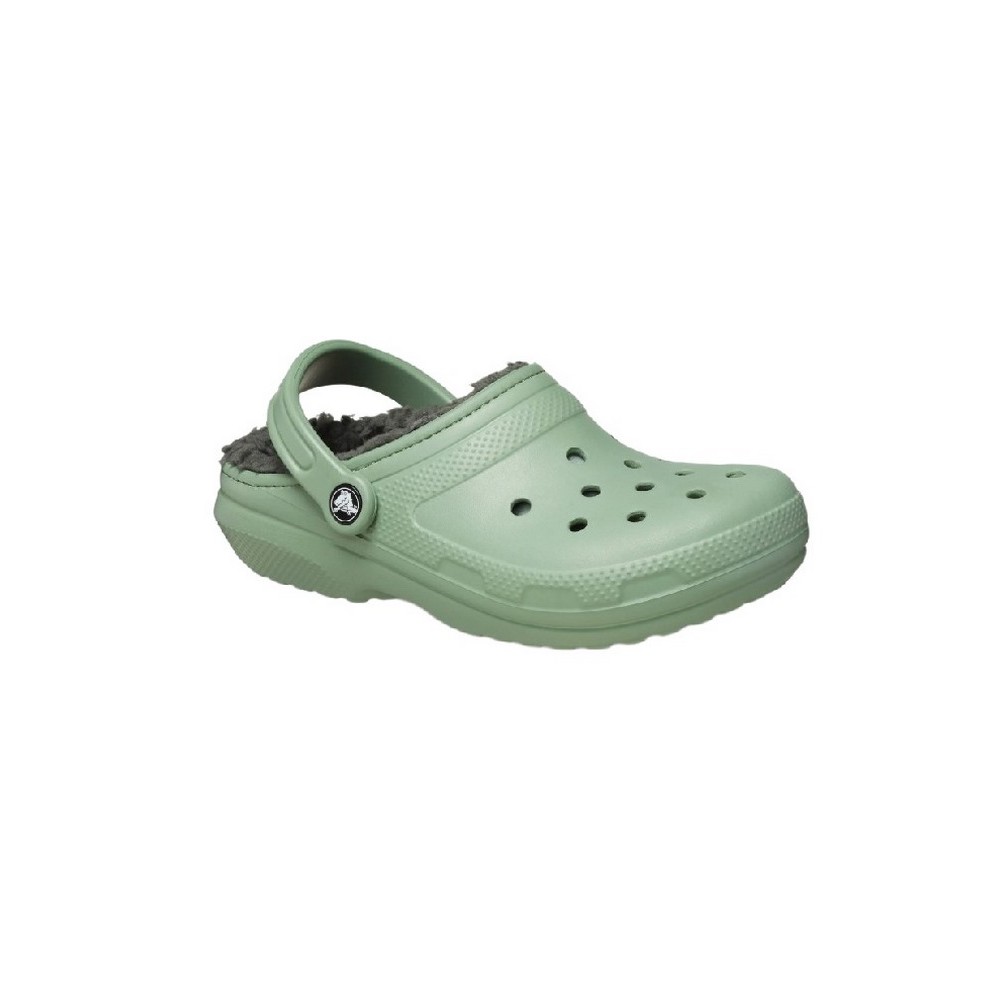 CROCS CLASSIC LINED CLOG UNISEX ΠΕΔΙΛΟ GREEN