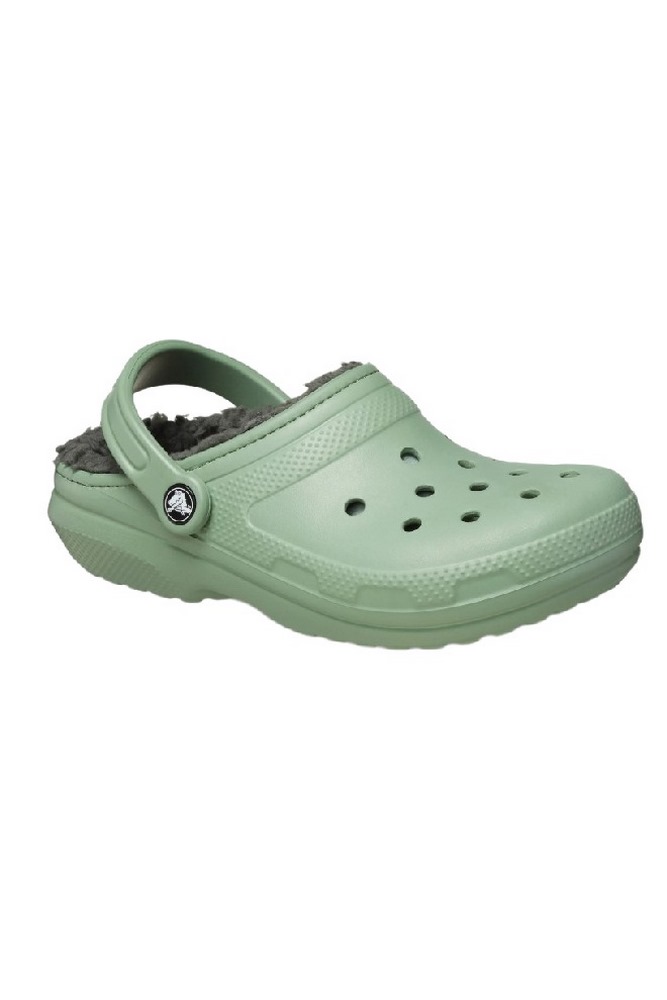 CROCS CLASSIC LINED CLOG UNISEX ΠΕΔΙΛΟ GREEN
