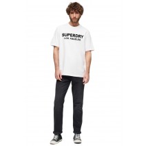 SUPERDRY LUXURY SPORT LOOSE T-SHIRT ΜΠΛΟΥΖΑ ΑΝΔΡΙΚΗ WHITE