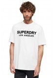 SUPERDRY LUXURY SPORT LOOSE T-SHIRT ΜΠΛΟΥΖΑ ΑΝΔΡΙΚΗ WHITE