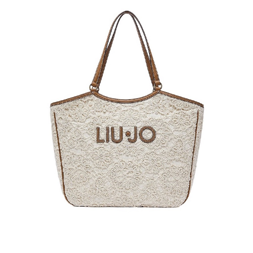 LIU JO FERIELLE AA6208J3865 TOTE BAG ΤΣΑΝΤΑ ΓΥΝΑΙΚΕΙΑ OFF WHITE