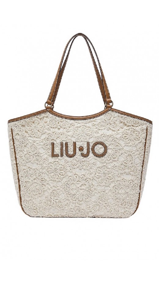 LIU JO FERIELLE AA6208J3865 TOTE BAG ΤΣΑΝΤΑ ΓΥΝΑΙΚΕΙΑ OFF WHITE