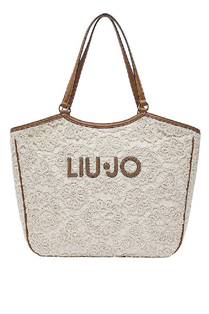 LIU JO FERIELLE AA6208J3865 TOTE BAG ΤΣΑΝΤΑ ΓΥΝΑΙΚΕΙΑ OFF WHITE