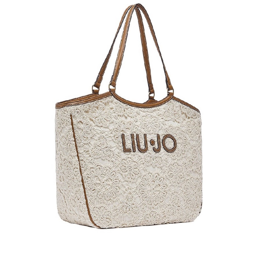 LIU JO FERIELLE AA6208J3865 TOTE BAG ΤΣΑΝΤΑ ΓΥΝΑΙΚΕΙΑ OFF WHITE