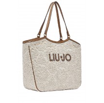 LIU JO FERIELLE AA6208J3865 TOTE BAG ΤΣΑΝΤΑ ΓΥΝΑΙΚΕΙΑ OFF WHITE