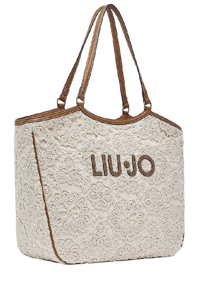 LIU JO FERIELLE AA6208J3865 TOTE BAG ΤΣΑΝΤΑ ΓΥΝΑΙΚΕΙΑ OFF WHITE
