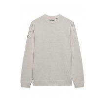 SUPERDRY TEXTURE KNIT SWEATER ΜΠΛΟΥΖΑ ΠΛΕΚΤΗ ΑΝΔΡΙΚΗ OFF WHITE