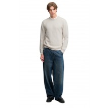SUPERDRY TEXTURE KNIT SWEATER ΜΠΛΟΥΖΑ ΠΛΕΚΤΗ ΑΝΔΡΙΚΗ OFF WHITE