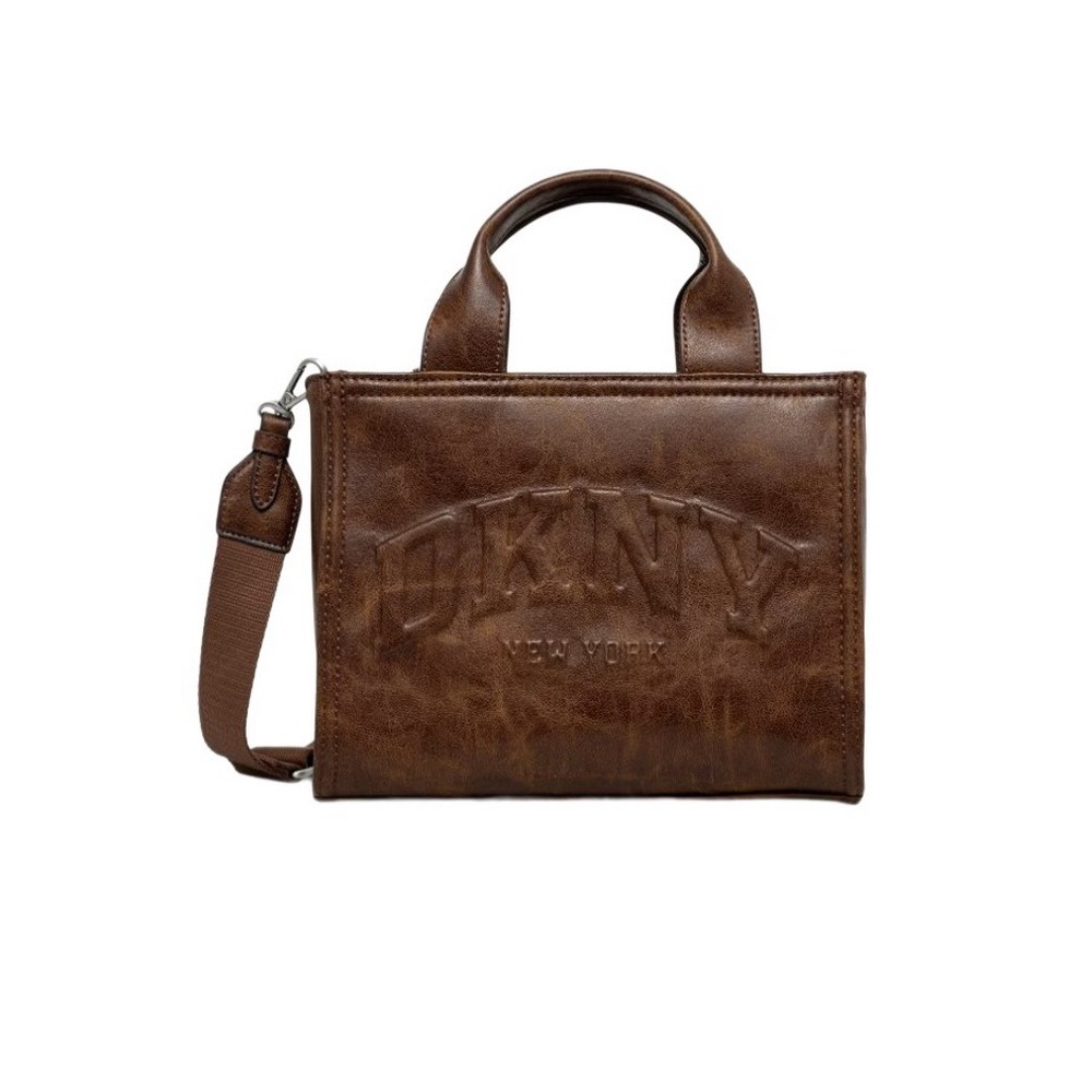 DKNY HADLEE SM TOTE HANDBAG ΤΣΑΝΤΑ ΓΥΝΑΙΚΕΙΑ COFFEE