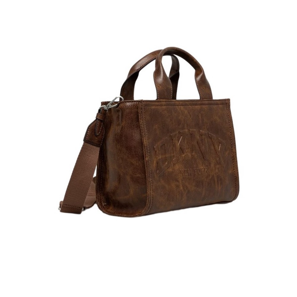 DKNY HADLEE SM TOTE HANDBAG ΤΣΑΝΤΑ ΓΥΝΑΙΚΕΙΑ COFFEE