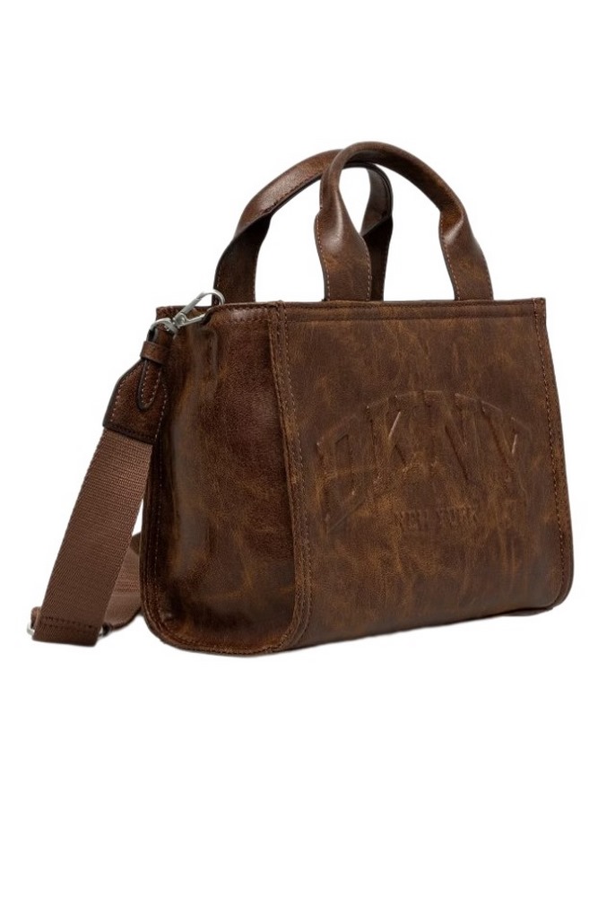 DKNY HADLEE SM TOTE HANDBAG ΤΣΑΝΤΑ ΓΥΝΑΙΚΕΙΑ COFFEE