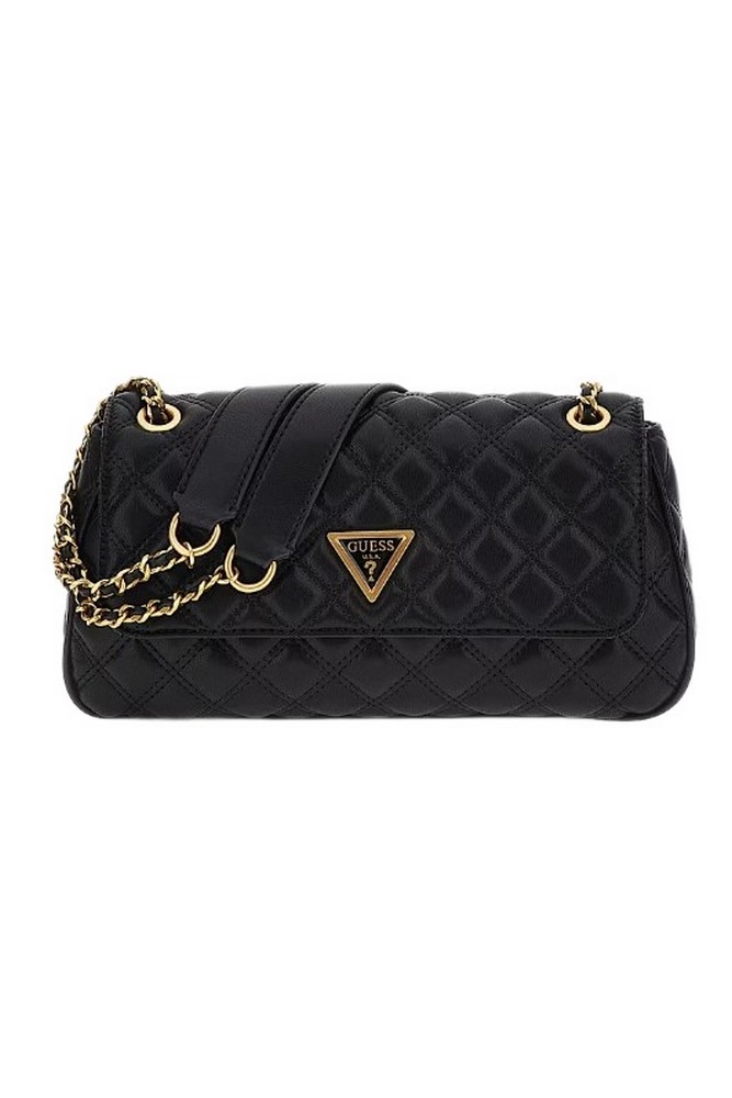 GUESS GIULLY CONVERTIBLE XBODY FLAP ΤΣΑΝΤΑ ΓΥΝΑΙΚΕΙΑ BLACK