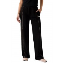 GUESS GEORGIA WIDE LEG PANTS ΦΟΡΜΑ ΓΥΝΑΙΚΕΙΑ BLACK