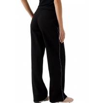 GUESS GEORGIA WIDE LEG PANTS ΦΟΡΜΑ ΓΥΝΑΙΚΕΙΑ BLACK