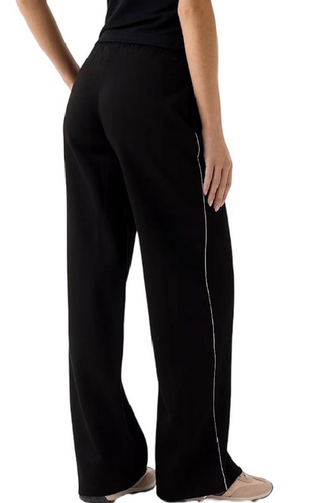 GUESS GEORGIA WIDE LEG PANTS ΦΟΡΜΑ ΓΥΝΑΙΚΕΙΑ BLACK