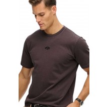 SUPERDRY D2 OVIN MICRO LOGO T-SHIRT ΜΠΛΟΥΖΑ ΑΝΔΡΙΚΗ BROWN