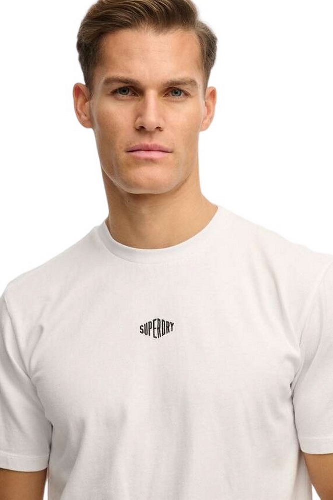 SUPERDRY D2 OVIN MICRO LOGO T-SHIRT ΜΠΛΟΥΖΑ ΑΝΔΡΙΚΗ WHITE