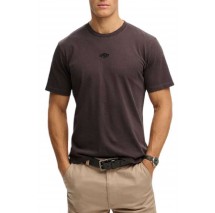 SUPERDRY D2 OVIN MICRO LOGO T-SHIRT ΜΠΛΟΥΖΑ ΑΝΔΡΙΚΗ BROWN
