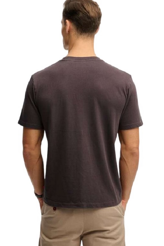 SUPERDRY D2 OVIN MICRO LOGO T-SHIRT ΜΠΛΟΥΖΑ ΑΝΔΡΙΚΗ BROWN