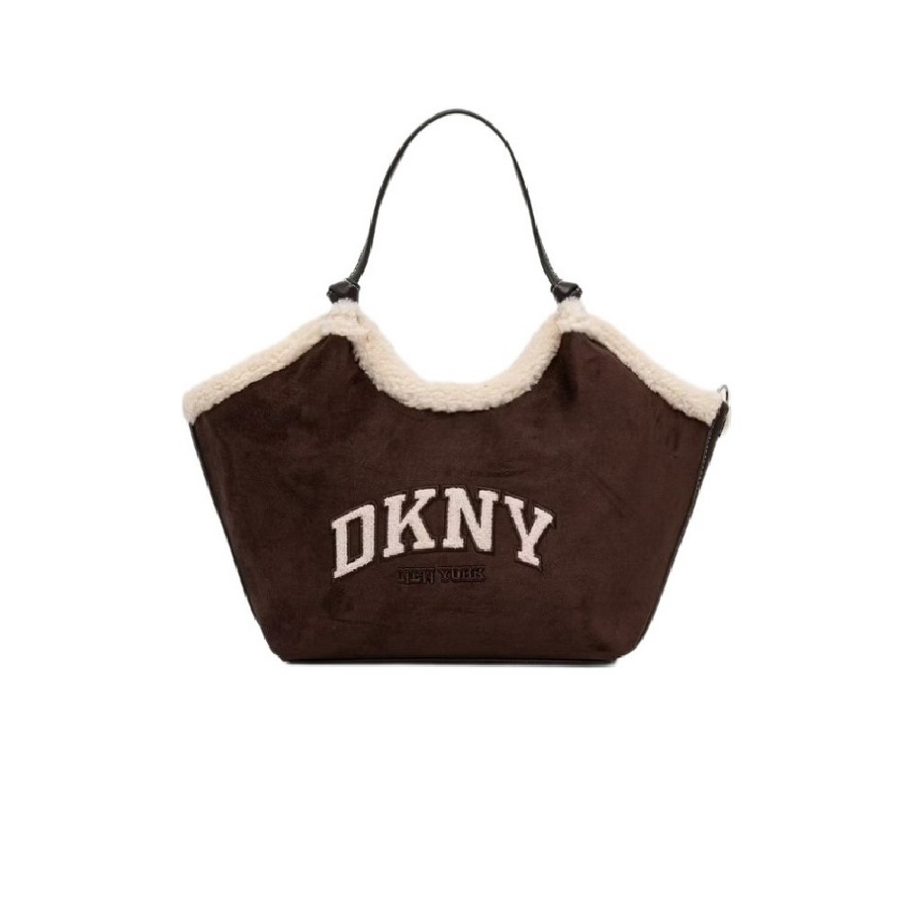 DKNY PAULA MD TOTE HANDBAG ΤΣΑΝΤΑ ΓΥΝΑΙΚΕΙΑ COFFEE