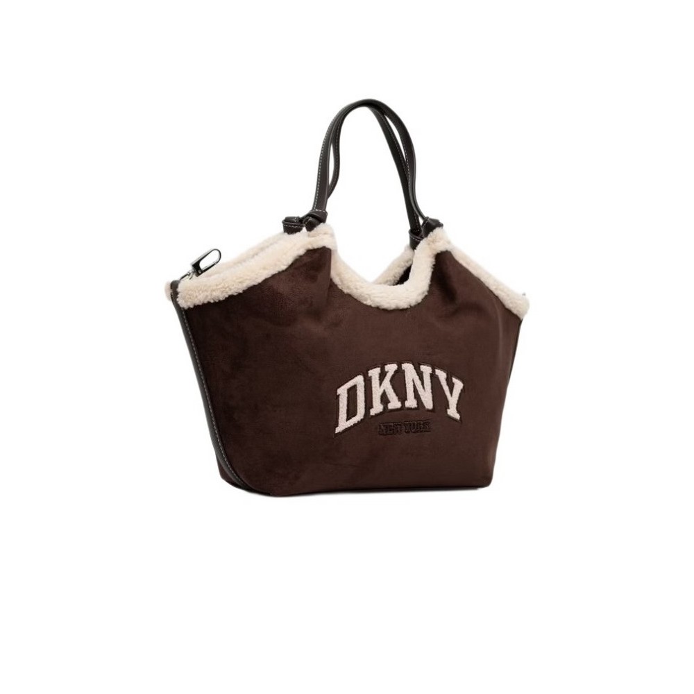 DKNY PAULA MD TOTE HANDBAG ΤΣΑΝΤΑ ΓΥΝΑΙΚΕΙΑ COFFEE