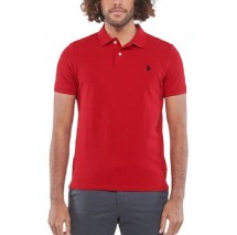 U. S POLO KING ΜΠΛΟΥΖΑ POLO ΑΝΔΡΙΚΗ RED