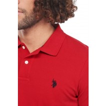 U. S POLO KING ΜΠΛΟΥΖΑ POLO ΑΝΔΡΙΚΗ RED