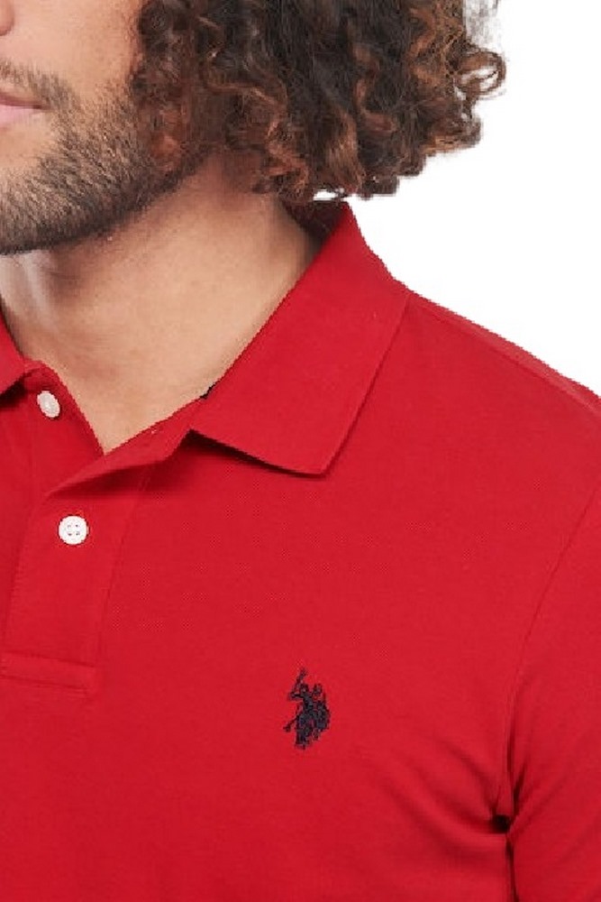 U. S POLO KING ΜΠΛΟΥΖΑ POLO ΑΝΔΡΙΚΗ RED