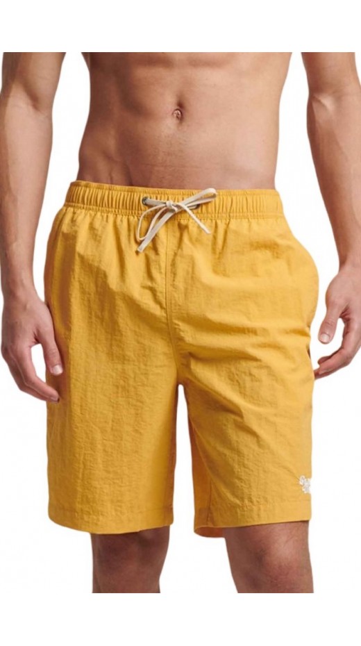 SUPERDRY D2 OVIN VINTAGE SWIMSHORT ΜΑΓΙΟ ΑΝΔΡΙΚΟ MUSTARD