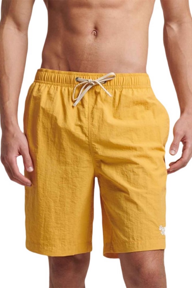 SUPERDRY D2 OVIN VINTAGE SWIMSHORT ΜΑΓΙΟ ΑΝΔΡΙΚΟ MUSTARD