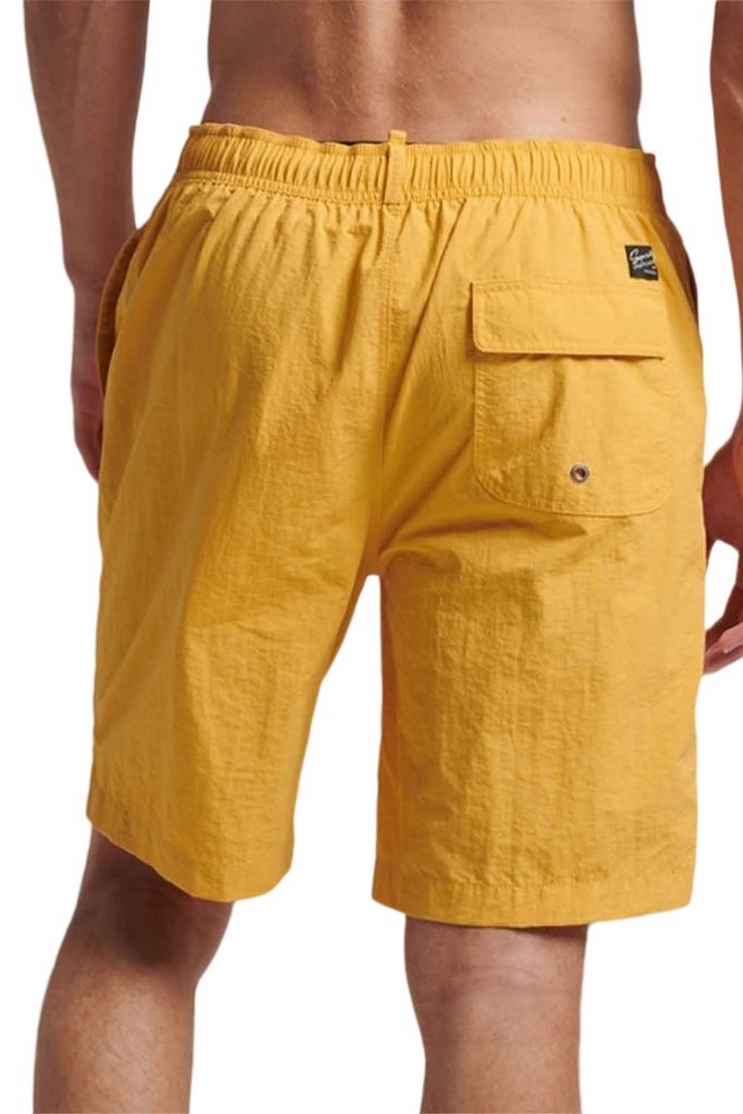 SUPERDRY D2 OVIN VINTAGE SWIMSHORT ΜΑΓΙΟ ΑΝΔΡΙΚΟ MUSTARD