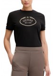 GUESS ROSALBA CN T-SHIRT ΜΠΛΟΥΖΑ ΓΥΝΑΙΚΕΙΑ BLACK