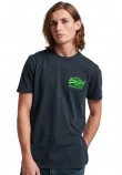 SUPERDRY D2 OVIN VINTAGE VL NEON TEE T-SHIRT ΑΝΔΡΙΚΟ NAVY