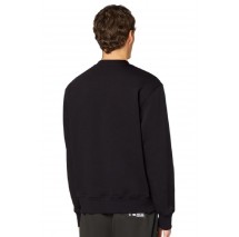 ΜΠΛΟΥΖΑ ΦΟΥΤΕΡ PIPING LOGO GARZATA ΑΝΔΡΙΚΗ VERSACE JEANS COUTURE BLACK