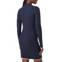 TOMMY JEANS CABLE POLO MINI DRESS EXT ΦΟΡΕΜΑ ΠΛΕΚΤΟ ΓΥΝΑΙΚΕΙΟ NAVY