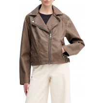 GUESS NADA VINTAGE BIKER ΜΠΟΥΦΑΝ ΓΥΝΑΙΚΕΙΟ BROWN