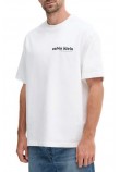 CALVIN KLEIN  16S CLVN KLN BHS T-SHIRT ΜΠΛΟΥΖΑ ΑΝΔΡΙΚΗ WHITE