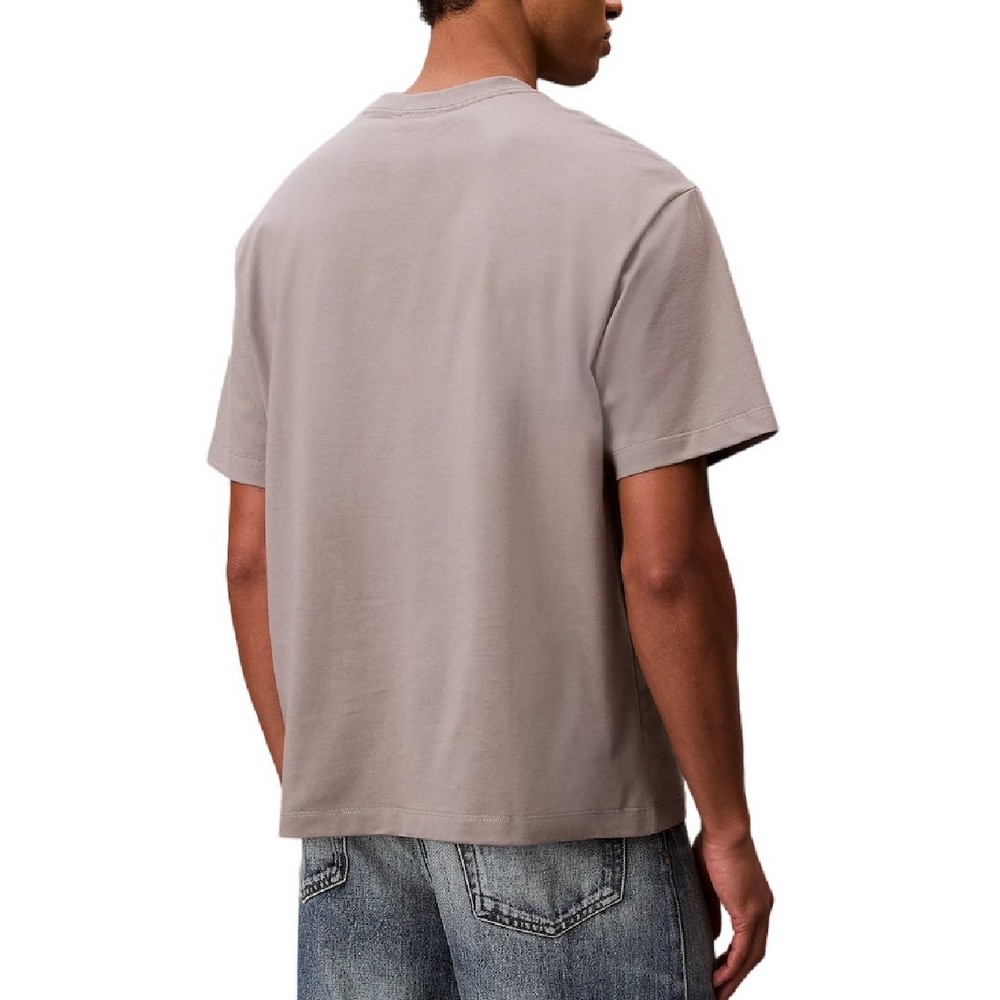CALVIN KLEIN  16S CLVN KLN BHS T-SHIRT ΜΠΛΟΥΖΑ ΑΝΔΡΙΚΗ GREY