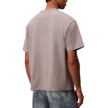 CALVIN KLEIN  16S CLVN KLN BHS T-SHIRT ΜΠΛΟΥΖΑ ΑΝΔΡΙΚΗ GREY