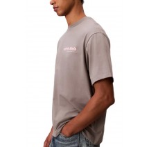 CALVIN KLEIN  16S CLVN KLN BHS T-SHIRT ΜΠΛΟΥΖΑ ΑΝΔΡΙΚΗ GREY