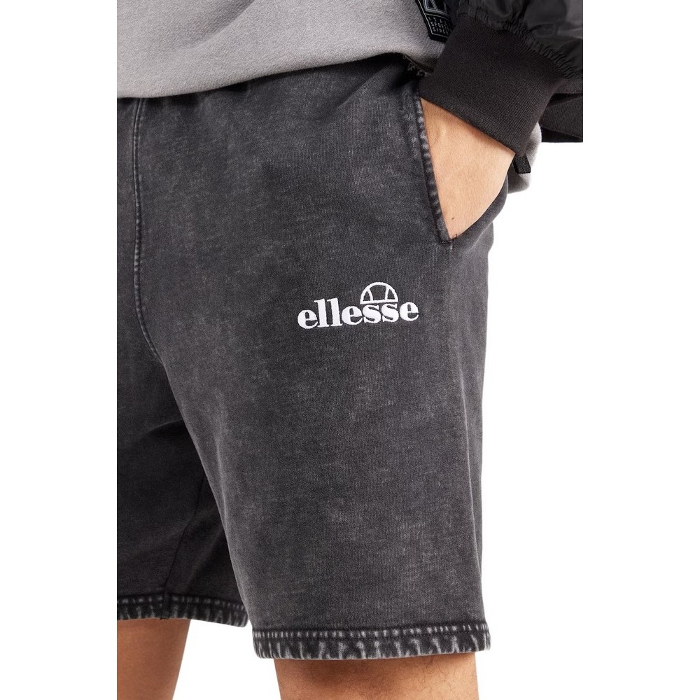 ELLESSE GENDERLESS ACID WASH SHABNAM SHORT ΒΕΡΜΟΥΔΑ ΑΝΔΡΙΚΗ WASHED BLACK