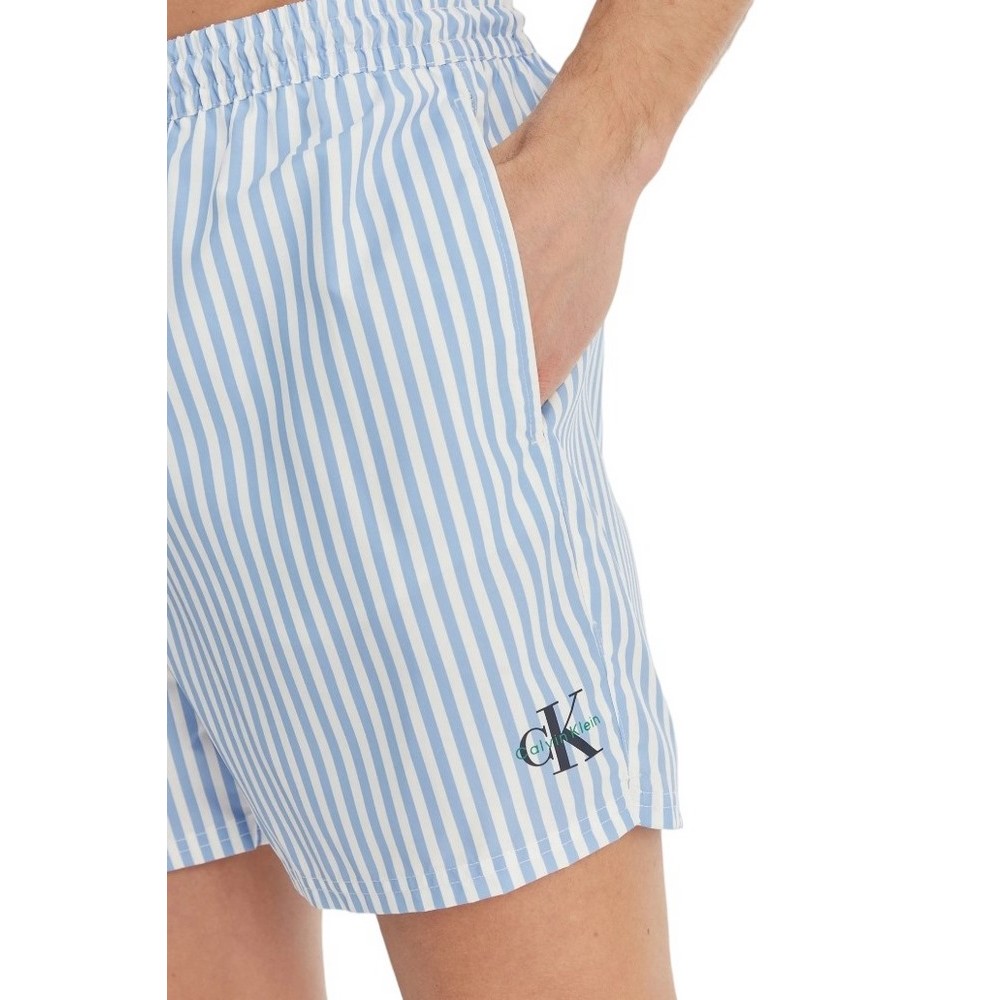 CALVIN KLEIN MEDIUM DRAWSTRING WAISTBAND ΜΑΓΙΟ ΑΝΔΡΙΚΟ CIEL