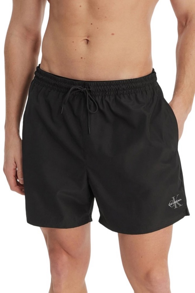 CALVIN KLEIN MEDIUM DRAWSTRING WAISTBAND ΜΑΓΙΟ ΑΝΔΡΙΚΟ BLACK