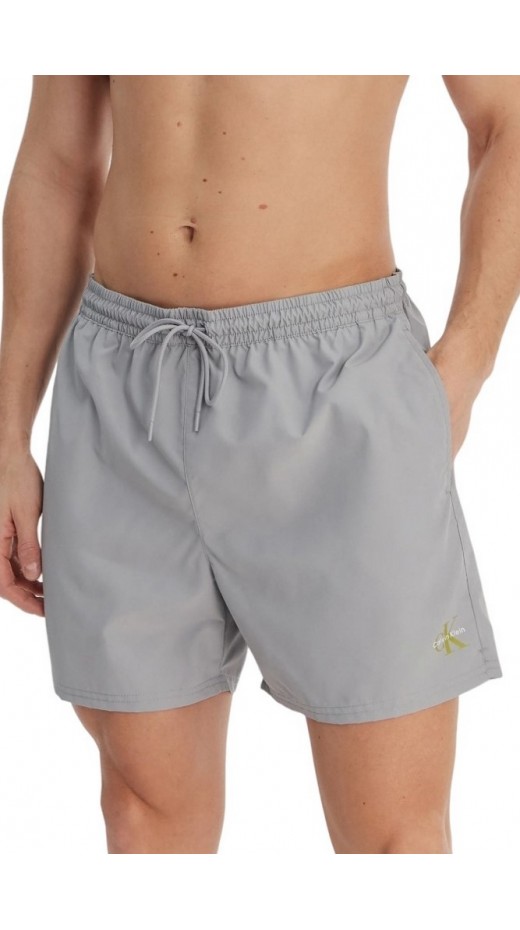 CALVIN KLEIN MEDIUM DRAWSTRING WAISTBAND ΜΑΓΙΟ ΑΝΔΡΙΚΟ GREY