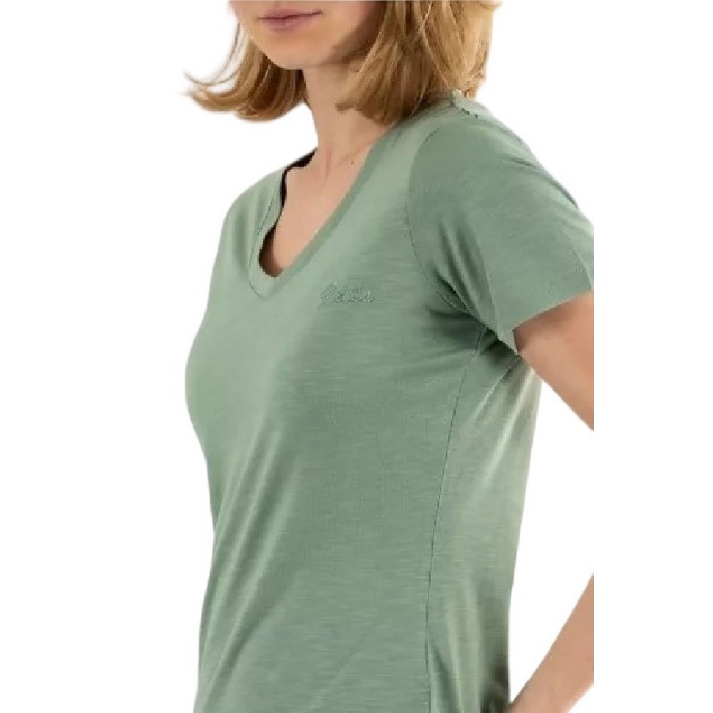 GUESS SLUBBY T-SHIRT ΜΠΛΟΥΖΑ ΓΥΝΑΙΚΕΙΑ KHAKI