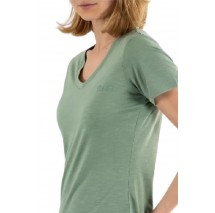 GUESS SLUBBY T-SHIRT ΜΠΛΟΥΖΑ ΓΥΝΑΙΚΕΙΑ KHAKI