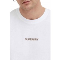 SUPERDRY MICRO LOGO GRAPHIC LOOSE T-SHIRT ΜΠΛΟΥΖΑ ΑΝΔΡΙΚΗ WHITE