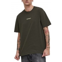 SUPERDRY MICRO LOGO GRAPHIC LOOSE T-SHIRT ΜΠΛΟΥΖΑ ΑΝΔΡΙΚΗ KHAKI